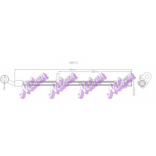 H5573 Brovex-Nelson Тормозной шланг