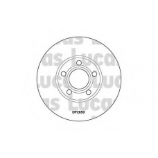 DF2650 TRW Тормозной диск