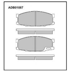 ADB01087 Allied Nippon Тормозные колодки