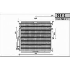 53112 AHE Конденсатор, кондиционер