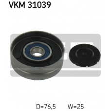 VKM 31039 SKF Паразитный / ведущий ролик, поликлиновой ремень