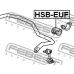 HSB-EUF FEBEST Опора, стабилизатор