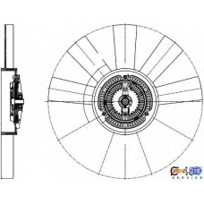 8MV 376 733-311 HELLA Вентилятор, охлаждение двигателя