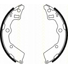 8100 18008 TRISCAN Комплект тормозных колодок