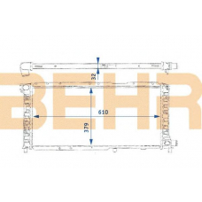 2109171 BEHR Radiator