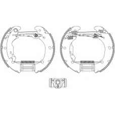 8DB 355 004-481 HELLA PAGID Комплект тормозных колодок