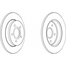 DDF1226-1 FERODO Тормозной диск