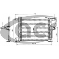 300064 ACR Конденсатор, кондиционер