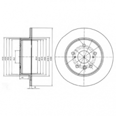 BG4156 DELPHI Тормозной диск