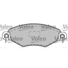 540855 VALEO Комплект тормозных колодок, дисковый тормоз