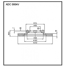 ADC 0804V Allied Nippon Гидравлические цилиндры