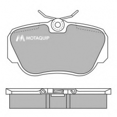 LVXL616 MOTAQUIP Комплект тормозных колодок, дисковый тормоз