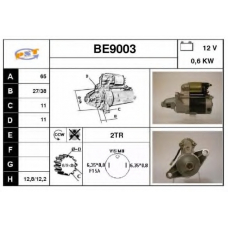 BE9003 SNRA Стартер