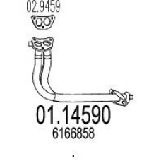 01.14590 MTS Труба выхлопного газа