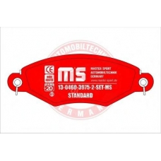 13046039752-SET-MS MASTER-SPORT Комплект тормозных колодок, дисковый тормоз