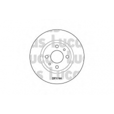 DF1744 TRW Тормозной диск