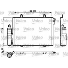 817171 VALEO Конденсатор, кондиционер