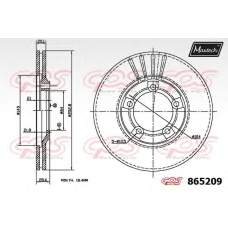 865209.6980 MAXTECH Тормозной диск