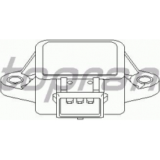 205 631 TOPRAN Датчик, положение дроссельной заслонки