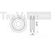TA1179 TREVI AUTOMOTIVE Паразитный / Ведущий ролик, клиновой ремень