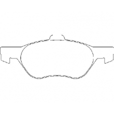 MDB2226 MINTEX Комплект тормозных колодок, дисковый тормоз