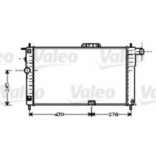 734507 VALEO Радиатор, охлаждение двигателя