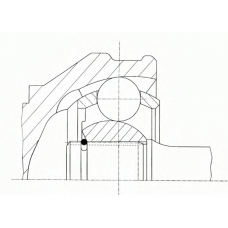 20399 SPIDAN Шарнир, приводной вал