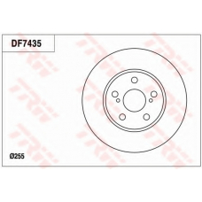 DF7435 TRW Тормозной диск