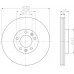 MDC1494 MINTEX Тормозной диск