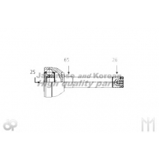 MA-4039I ASHUKI Шарнирный комплект, приводной вал