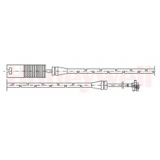 581382 BENDIX Сигнализатор, износ тормозных колодок