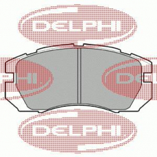 LP930 DELPHI Комплект тормозных колодок, дисковый тормоз