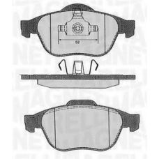 363916060383 MAGNETI MARELLI Комплект тормозных колодок, дисковый тормоз