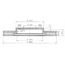 BDC4678 QUINTON HAZELL Тормозной диск