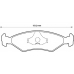 571914B BENDIX Комплект тормозных колодок, дисковый тормоз
