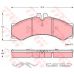 GDB1288 TRW Комплект тормозных колодок, дисковый тормоз