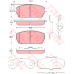 GDB3234 TRW Комплект тормозных колодок, дисковый тормоз