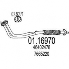 01.16970 MTS Труба выхлопного газа