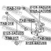 TAB-318 FEBEST Подвеска, рычаг независимой подвески колеса