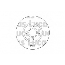 DF2751 TRW Тормозной диск