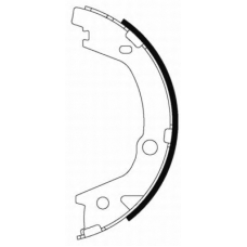 MFR655 MINTEX Комплект тормозных колодок, стояночная тормозная с