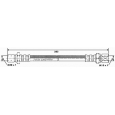 FBH6574 FIRST LINE Тормозной шланг