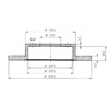 BDC3820 QUINTON HAZELL Тормозной диск