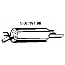07.197.88 EBERSPACHER Глушитель выхлопных газов конечный
