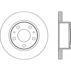 BDA2181.10 OPEN PARTS Тормозной диск