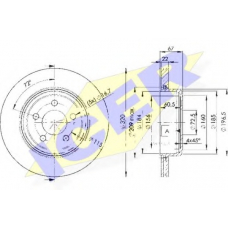 78BD9199-2 ICER Тормозной диск