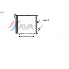 RT2070 AVA Радиатор, охлаждение двигателя