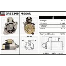 DRS3349 DELCO REMY Стартер