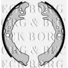 BBS6390 BORG & BECK Комплект тормозных колодок