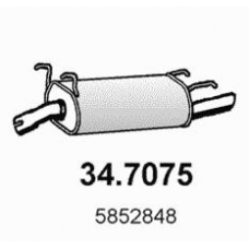 34.7075 ASSO Глушитель выхлопных газов конечный